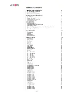 Preview for 4 page of Axon Synapse HCS100 Installation, Operation And Upgrade Manual