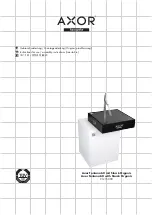 Предварительный просмотр 2 страницы Axor Axor Fontana 60 Instructions For Use Manual