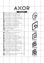 Preview for 1 page of Axor Bouroullec 19971000 Instructions For Use Manual