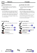 Preview for 2 page of Axor Bouroullec 19971000 Instructions For Use Manual