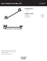 Axor Carlton 41406XX1 Specification Sheet preview