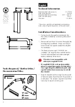 Предварительный просмотр 2 страницы Axor Citterio 39116 Series Installation Instructions Manual