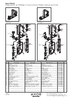 Axor Citterio 39134XX1 Parts List preview