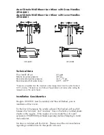 Preview for 2 page of Axor Citterio 39144XX1 Installation Manual