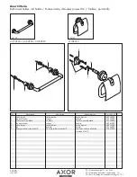 Axor Citterio 41730XX0 Parts List preview