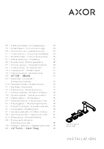 Предварительный просмотр 1 страницы Axor Citterio E 36411000 Instructions For Use/Assembly Instructions