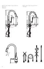 Предварительный просмотр 4 страницы Axor Citterio HighArc 2-Spray Pull-Down 39835 1 Series Installation/User Instructions/Warranty