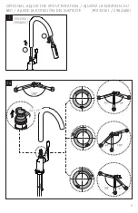 Предварительный просмотр 5 страницы Axor Citterio HighArc 2-Spray Pull-Down 39835 1 Series Installation/User Instructions/Warranty