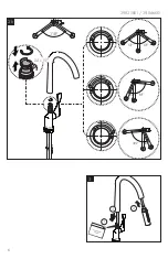 Предварительный просмотр 6 страницы Axor Citterio HighArc 2-Spray Pull-Down 39835 1 Series Installation/User Instructions/Warranty