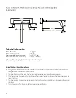 Предварительный просмотр 2 страницы Axor Citterio M 34316XX1 Installation Instructions / Warranty