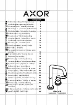 Axor Citterio M 34820000 Instructions For Use/Assembly Instructions preview