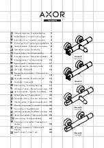 Preview for 1 page of Axor Citterio M Series Instructions For Use/Assembly Instructions