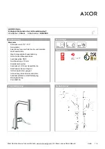 Axor Citterio Select Series Instructions For Use/Assembly Instructions предпросмотр