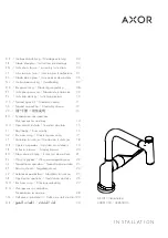 Предварительный просмотр 5 страницы Axor Citterio Select Series Instructions For Use/Assembly Instructions