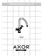 Предварительный просмотр 1 страницы Axor Montreux 13898000 Installation Instructions / Warranty