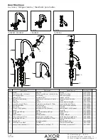 Preview for 1 page of Axor Montreux 16502XX1 Parts List