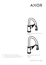 Preview for 1 page of Axor Montreux 16581 1 Series Installation/User Instructions/Warranty