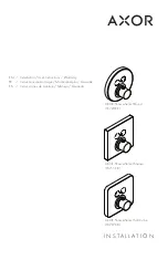 Предварительный просмотр 1 страницы Axor ShowerSelect Round Installation/User Instructions/Warranty