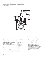 Preview for 2 page of Axor Starck 10135XX1 Installation Instructions / Warranty