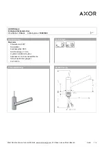 Axor Starck  10801000 Instructions For Use/Assembly Instructions предпросмотр