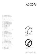 Axor Starck FixFit Round 27451 Series Assembly Instruction предпросмотр