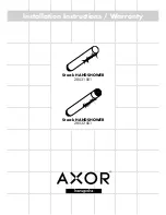 Axor Starck HANDSHOWER 28532XX1 Installation Instructions / Warranty preview