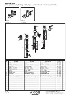 Axor Terrano 37135XX1 Parts List preview