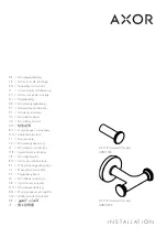 Axor Universal Circular 42811 Series Assembly Instructions предпросмотр