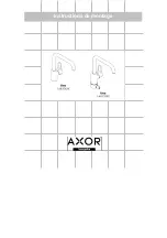 Preview for 9 page of Axor Uno 14850 Series Assembly Instructions Manual