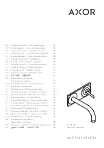 Axor Uno 38112 Series Instructions For Use And Assembly предпросмотр