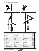 Предварительный просмотр 1 страницы Axor Uno 38222XX1 Parts List