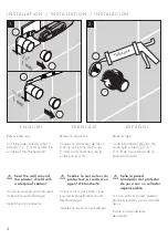 Preview for 4 page of Axor Uno 38974 1 Series Installation Manual