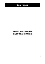 Axpert MLV 5KVA-48V User Manual предпросмотр