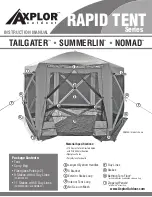 Preview for 1 page of Axplor outdoor RAPID TENT Series Instruction Manual