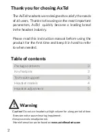 Preview for 2 page of Axtel Elite HDvoice duo User Manual