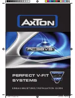 AXTON AC38V5 Installation Manual предпросмотр