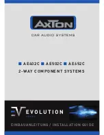 AXTON AE402C Installation Manual preview