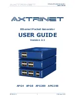 Preview for 1 page of Axtrinet APG200 User Manual