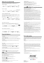 Preview for 2 page of Axvue E662 Instruction Manual