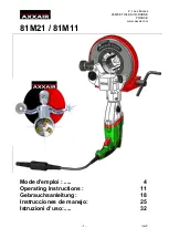 AXXAIR 81M11 Operating Instructions Manual предпросмотр