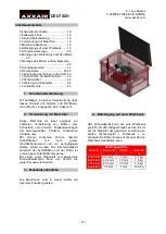 Предварительный просмотр 19 страницы AXXAIR 81M11 Operating Instructions Manual