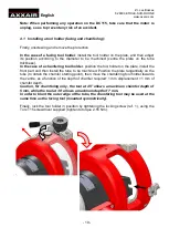 Предварительный просмотр 19 страницы AXXAIR DC115-AM1 Operating Instructions Manual