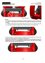 Предварительный просмотр 20 страницы AXXAIR DC115-AM1 Operating Instructions Manual