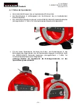 Предварительный просмотр 31 страницы AXXAIR DC115-AM1 Operating Instructions Manual