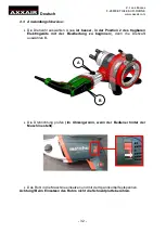 Предварительный просмотр 32 страницы AXXAIR DC115-AM1 Operating Instructions Manual