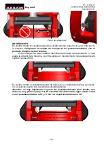 Предварительный просмотр 40 страницы AXXAIR DC115-AM1 Operating Instructions Manual