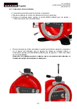 Предварительный просмотр 41 страницы AXXAIR DC115-AM1 Operating Instructions Manual