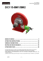 Предварительный просмотр 1 страницы AXXAIR DC115-BM1 Operating Instructions Manual