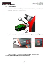 Предварительный просмотр 22 страницы AXXAIR DC115-BM1 Operating Instructions Manual