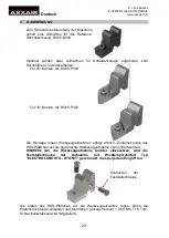 Предварительный просмотр 28 страницы AXXAIR DC115-BM1 Operating Instructions Manual